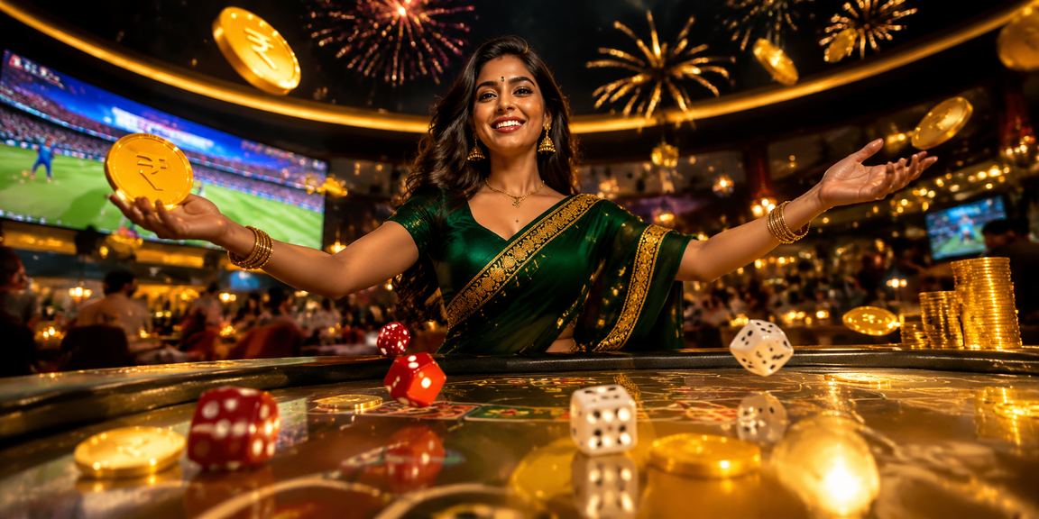 Traditional attire cricket fans placing bets digitally in India